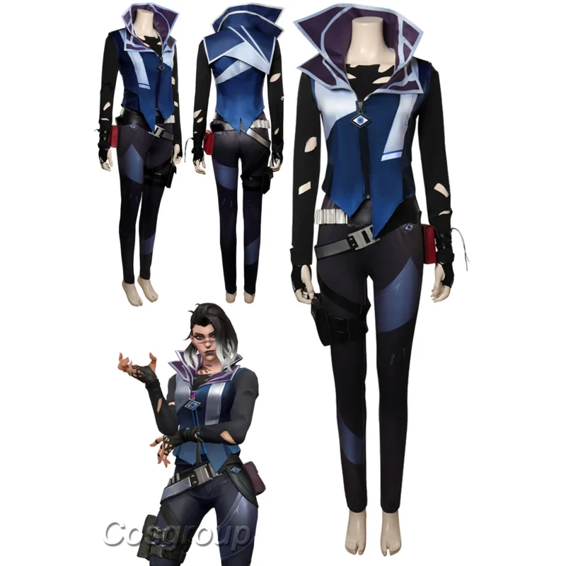 

Fade Cosplay Role Play Game Valorant Costume Disguise Adult Women Cosplay Fantasy Outfits Female Fancy Dress Up Party Clothes