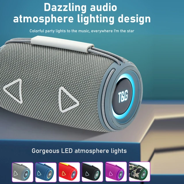 LEDワイヤレススピーカー 円筒形デザイン シルバー LEDワイヤレススピーカー 円筒形デザイン シルバー 【公式通販】
