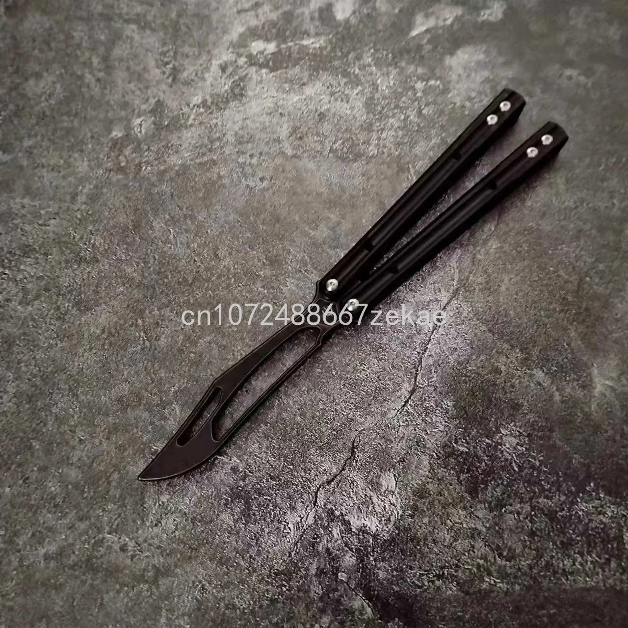 

& Ultem/PEI Plastic Channel Handles Butterfly Training Knife EDC Hand Tool Baliplus Clone JK Designs Orca Balisong Trainer G10