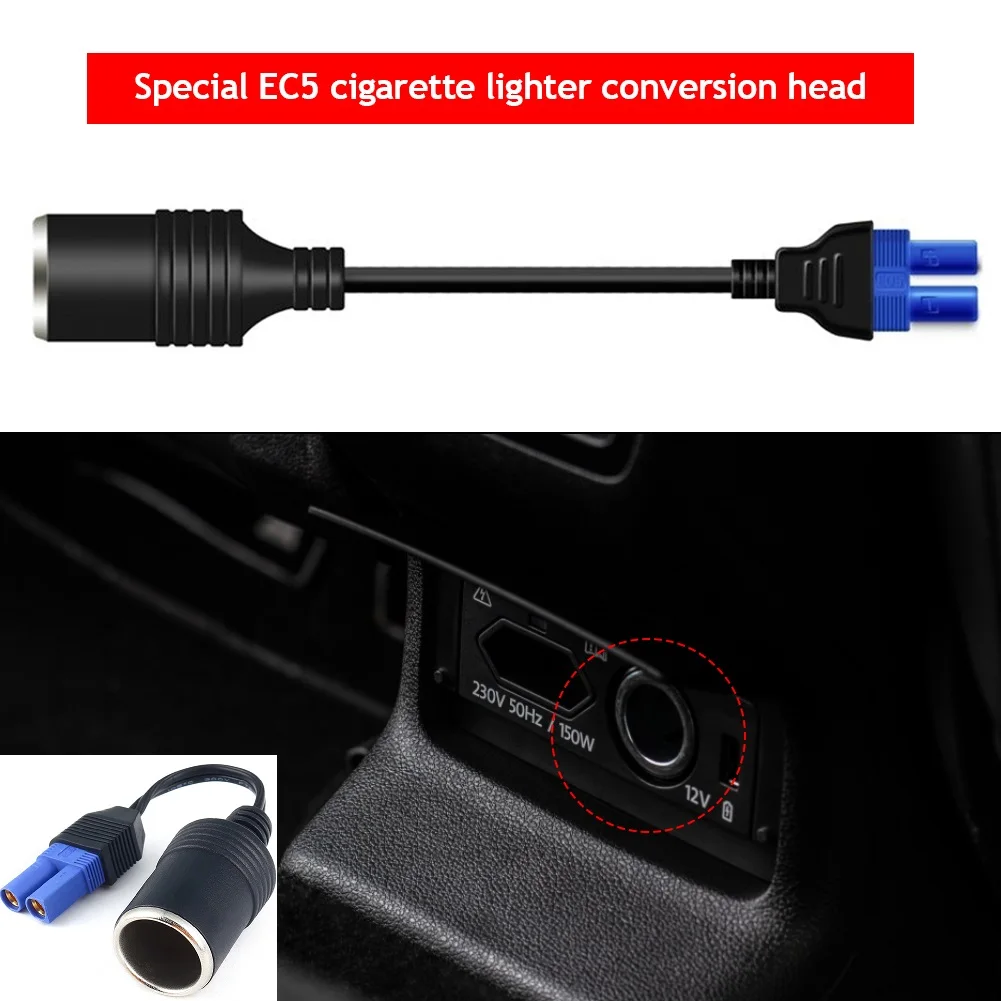 12V tragbare ec5 Zigaretten anzünder Steckdose Adapter Anschluss für 12V  Autobatterie Booster Auto Starthilfe Auto USB Ladegerät - AliExpress