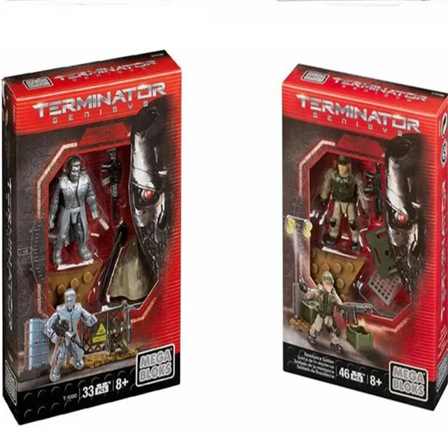 Mega Bloks Call of Duty Soldier Weapon Assembled Building Blocks Terminator Action Figure Anime Model Toys Gift T800 T1000 CNH37 2