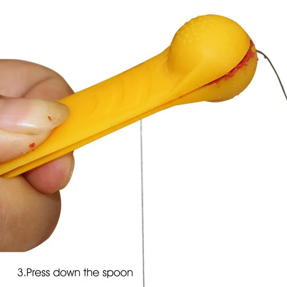 Eco-friendly Bait Mold Reusable Fishing Bait Shaper Mini Size Baits Ball Shaper Fish Food Mold Press Spoon