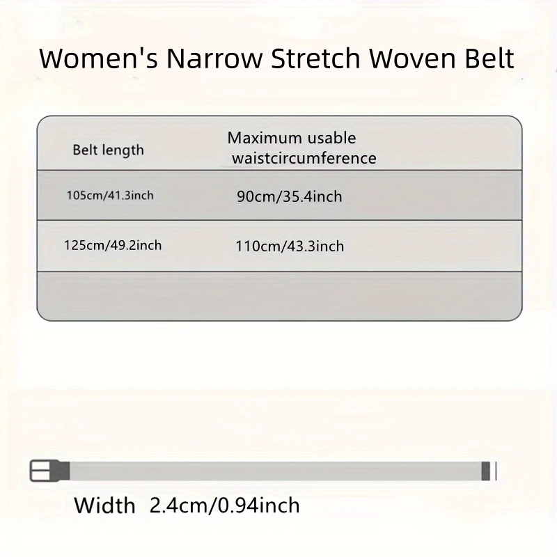 Women's elastic and elastic woven belt in one outfit, casual and versatile denim belt for men and women