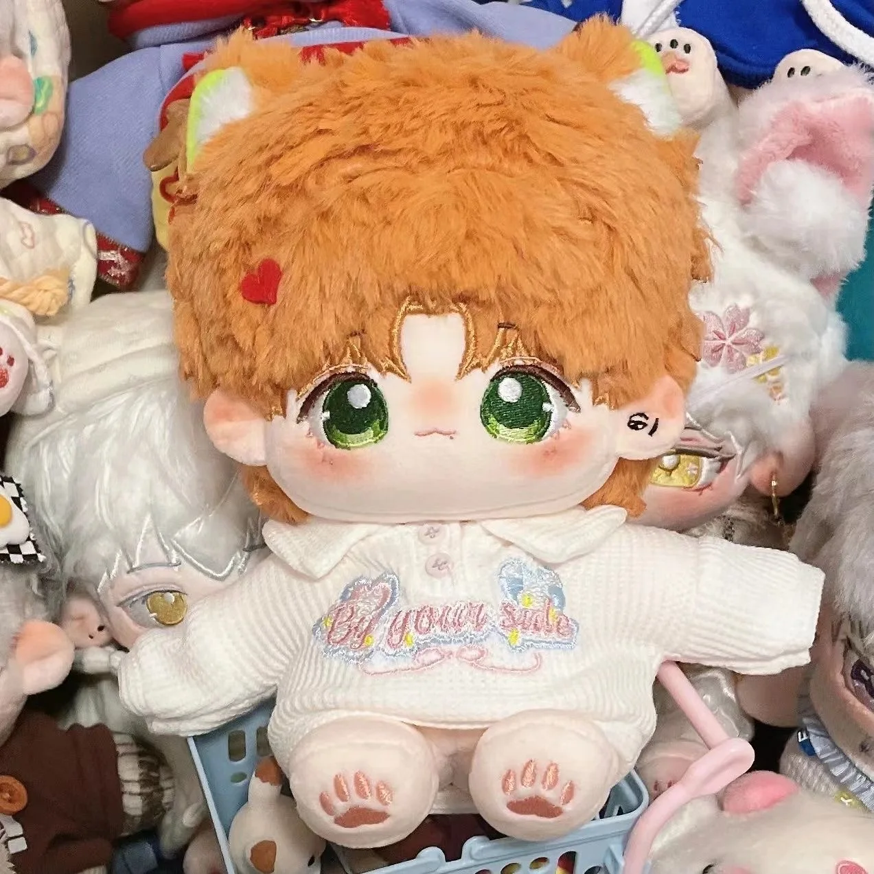 

20CM Light and Night Cosplay Jesse Cute Monster Beast Ear Plush Stuffed Doll Body Anime Dress Up Plushie Christmas Gift