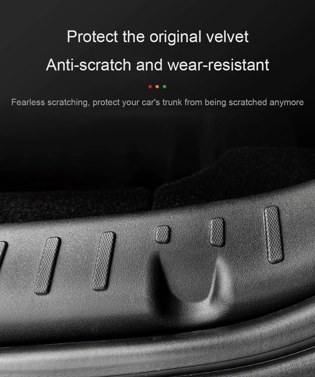 For Tesla Model Y Juniper Trunk Sill Protector Rear Bumper Guard Cover Organizer Mat Cargo Pad Anti-scratch Accessories