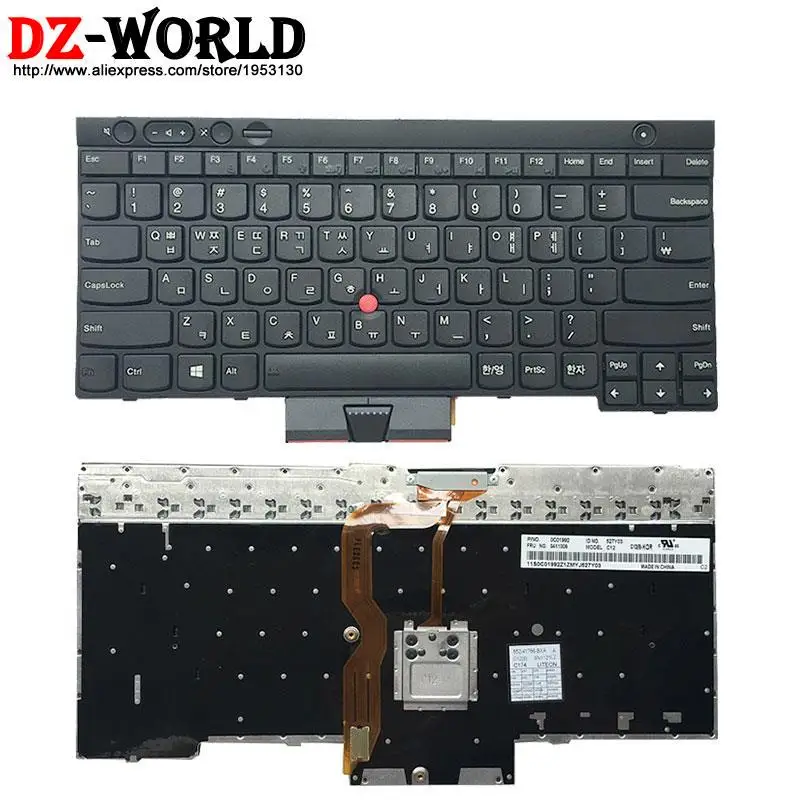 Teclado grego tailandês KR TH coreano GR