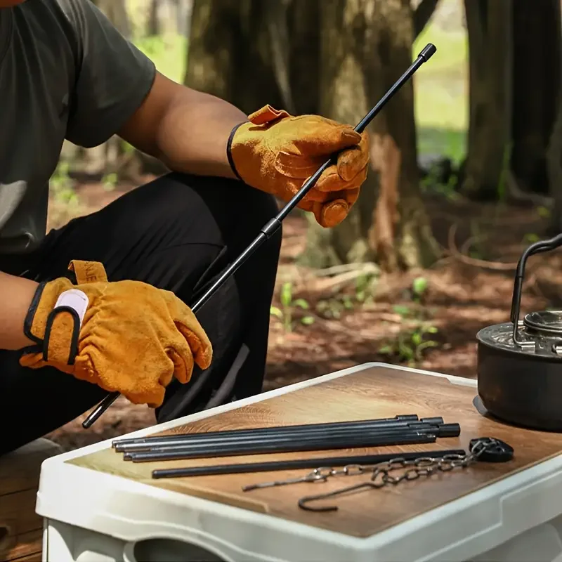 Aluminum Campfire Tripod Stand 5