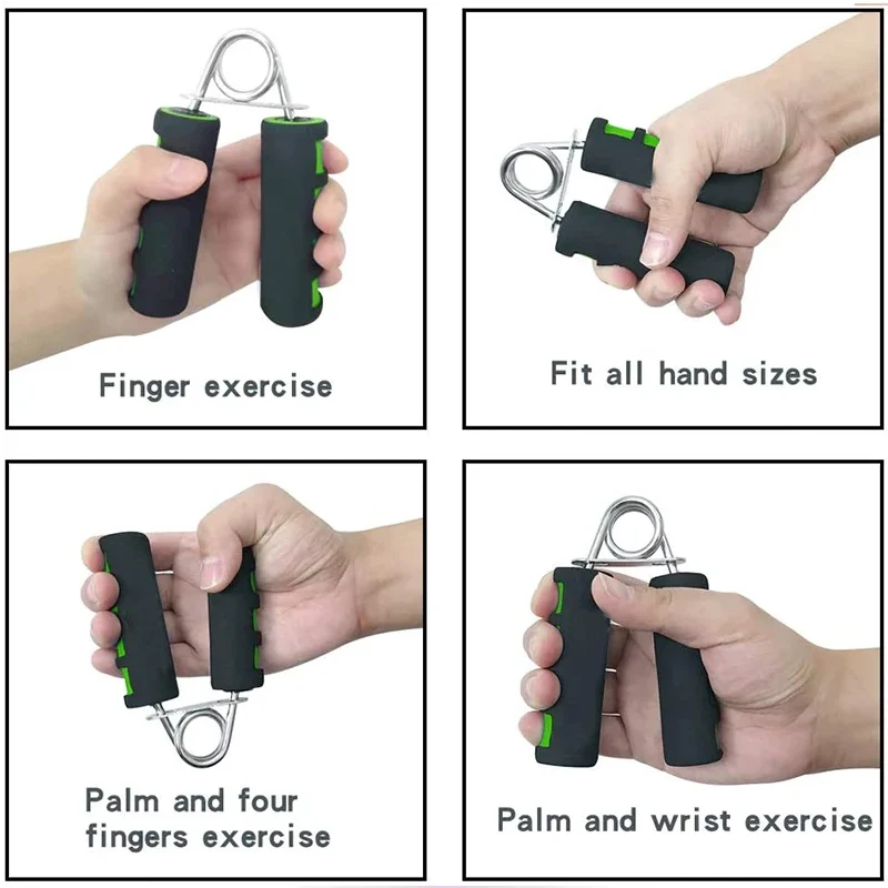 Hand Grip Trainers Hand Grip Fitness Arm Trainers Strength Foam Wrist Grippers Rehabilitation Finger Pow Muscle Recovery Training Heavy Gym Tool