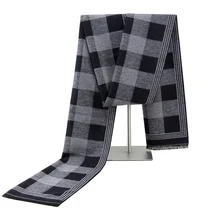

Direct Sales New Men's Scarf Autumn and Winter Men's Business Scarf Multi-Functional Thermal Plaid Scarf In Stock Wholesale