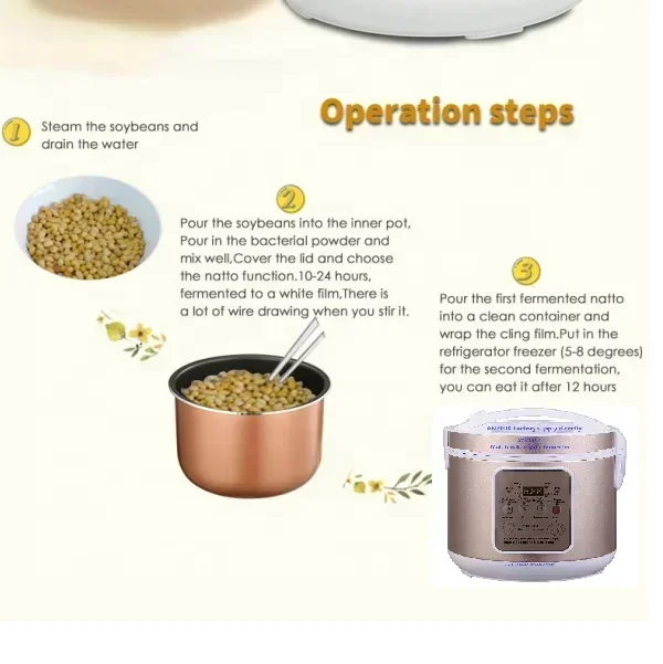 6L Yogurt Machine Automatic Intelligent Temperature Control Fermentation Tank Large Capacity Yogurt Natto Black Garlic 5
