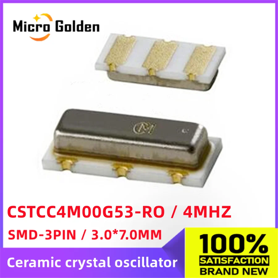 CSTCC4M00G53-RO 4M 4MHZ SMD 3070 3Pin 3*7mm Ceramic crystal oscillator Quartz Resonator 4.000MHZ SMD-3 MURATA 10pcs
