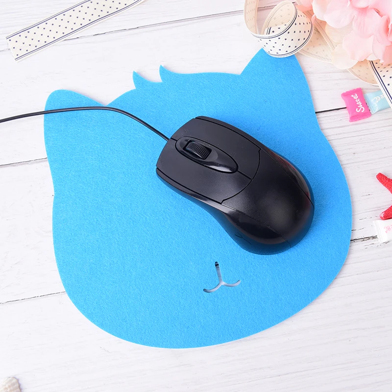 1pcs Mouse Pad Hot Cat Shape Anti-Slip Laptop Mouse Pad For Optical Laser Promotion