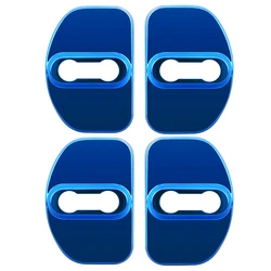 Car Door Lock Protective Cover - Premium Car Styling Accessory (Blue)