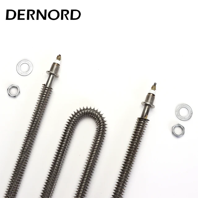 Dernord W Típusú Finomított Fűtés 220 V Fűtőelem Air Rozsdamentes Acélból Származó Elektromos Csőfűtéshez 1000W/1500W/2000W/2500W3000W - Image 6