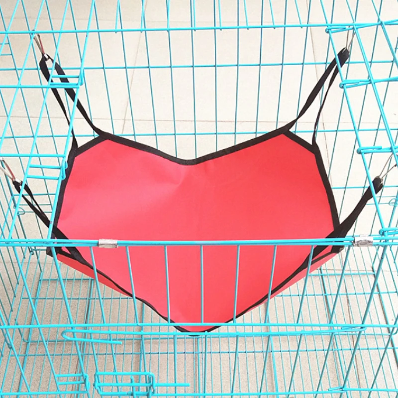 

Pet Hammock Bed, Waterproof Cat Hammock, Reversible Pet Cage Hammock Cat Shelter Bed With Sturdy Hook For Indoor Cats Kittens