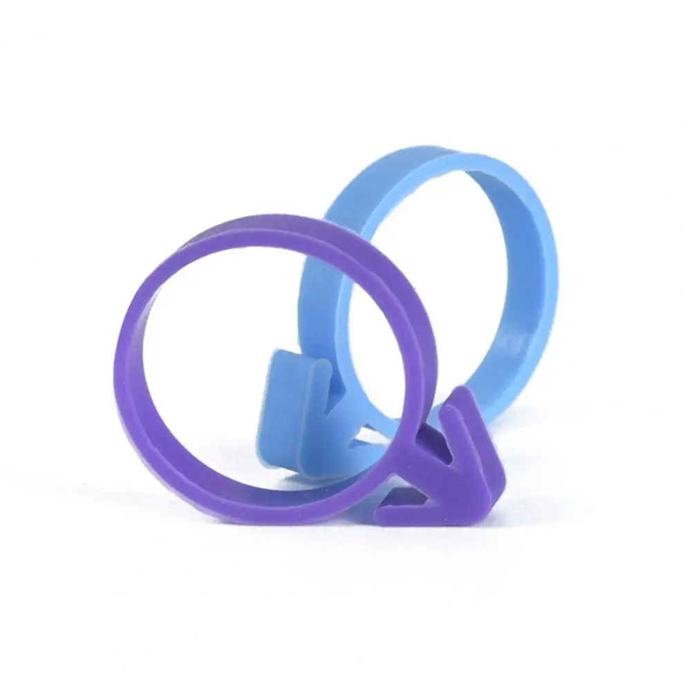 Good Pastry Bag Buckles Silicone Pastry Bag Clips Reusable Leak-proof Cable Tie Sealing Ring 10Pcs