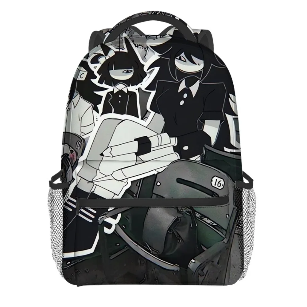 P ELEGANT PROTECTION Luminous 3D Print School Backpack Set - Large Capacity Bookbag For Kids With Lunch & Pencil Bag (Black Snake)