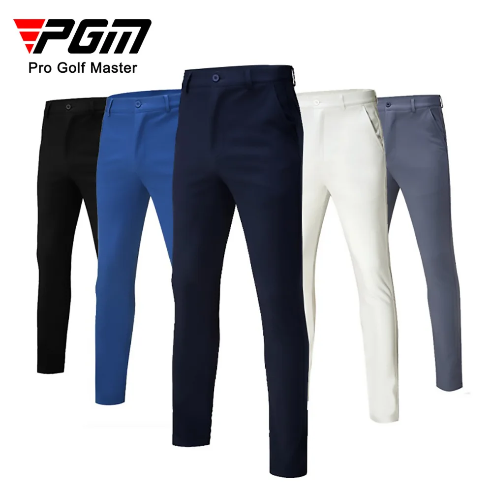 PGM-pantalones de Golf para hombre, ropa de otoño e invierno, pantalones gruesos de felpa, altamente elásticos, deportivos, ropa al por mayor