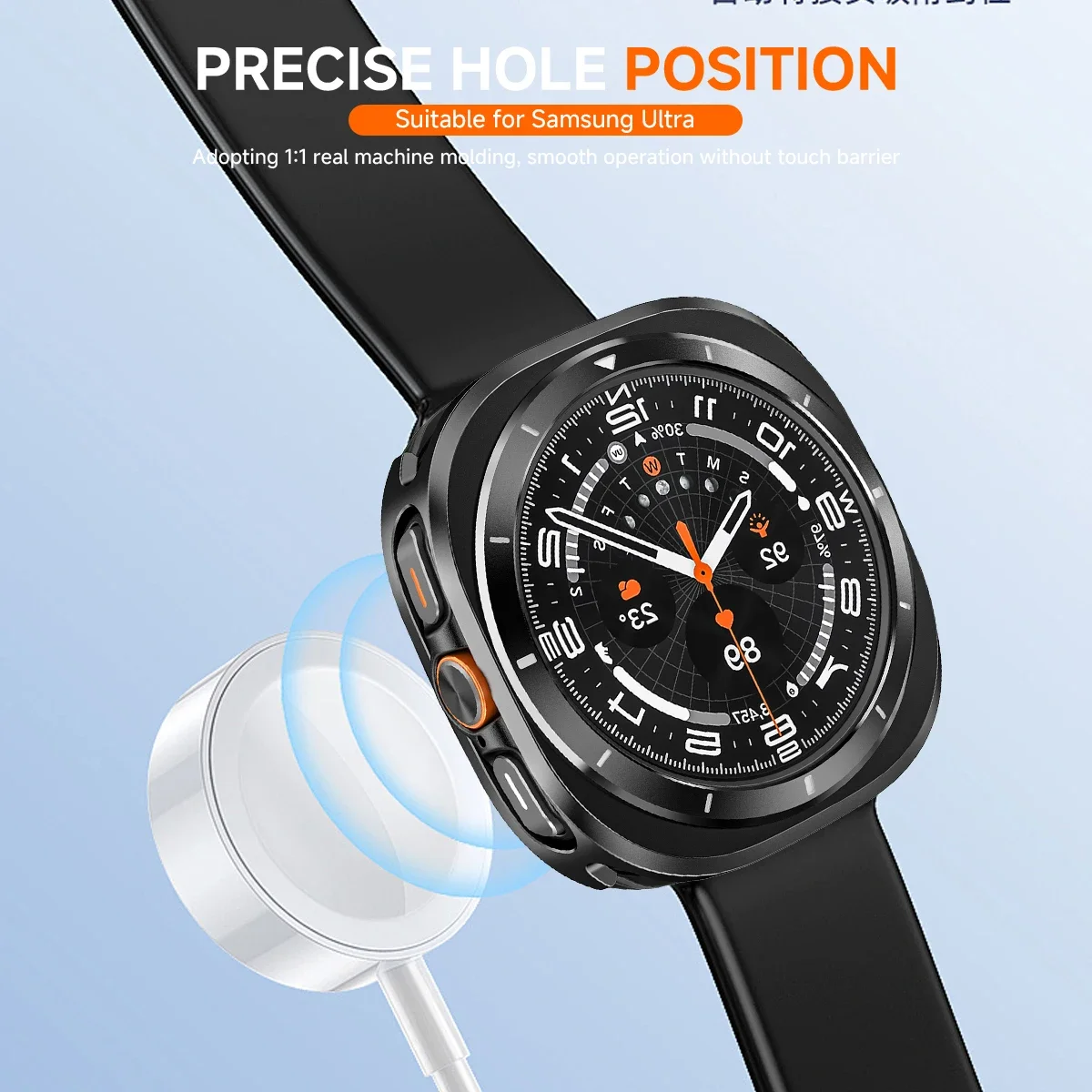 Enhanced Metal Alloy Protective Shell for Galaxy Watch 8 & Ultra Series