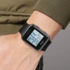 SKMEI Muslim Digital Watch For Men Women Led Light Display Watches Pilgrimage Time Reminder Direction Function Wristwatch 3