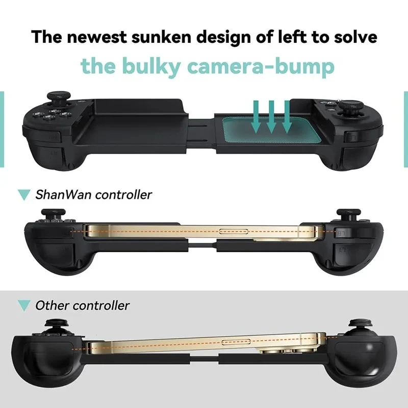 ShanWan Q11 Pro   Ʈѷ, Ʈ  е,  PS  ÷, Xbox Ŭ, ȵ̵ iOS