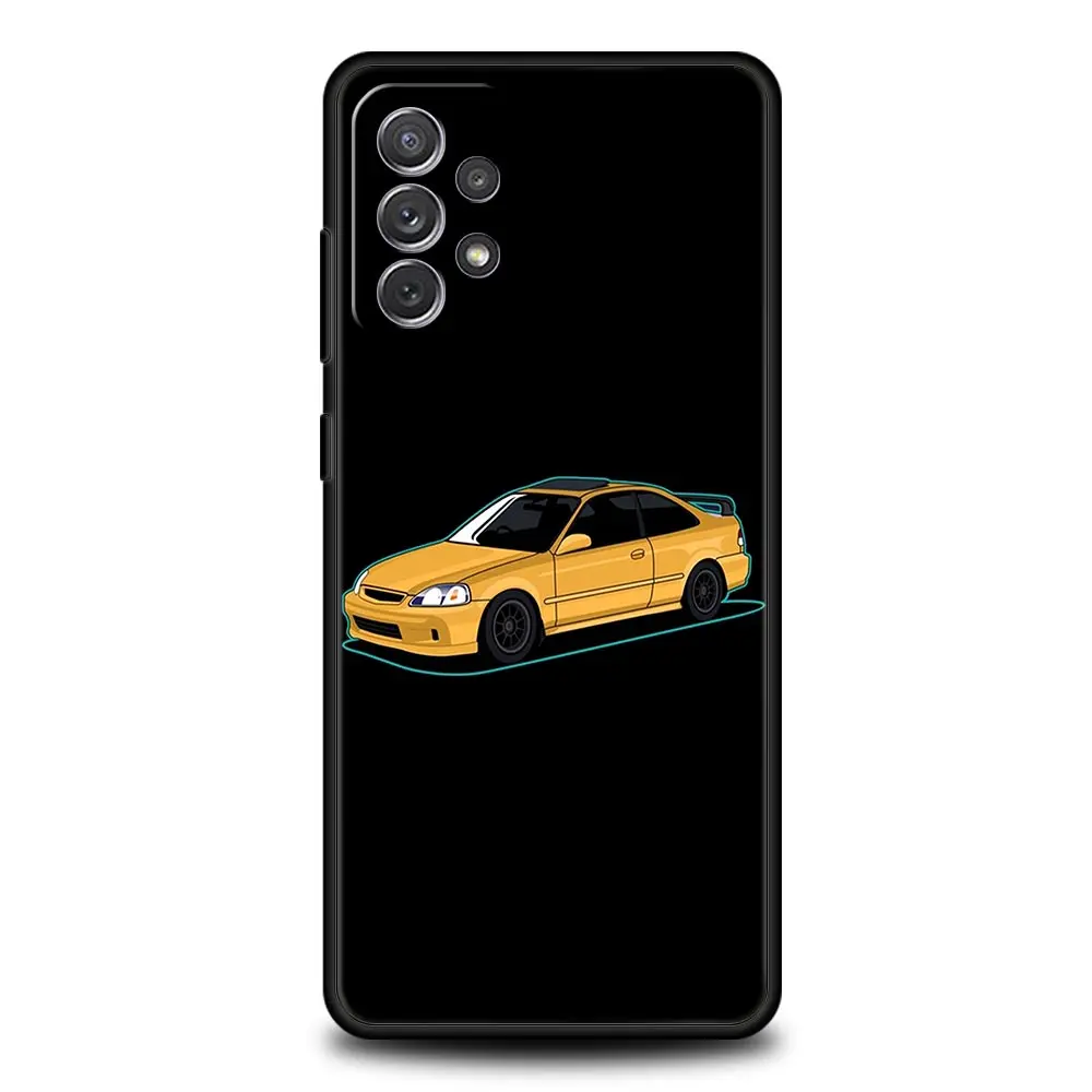 JDM Type R Civic Sport Car Design Phone Case Cover