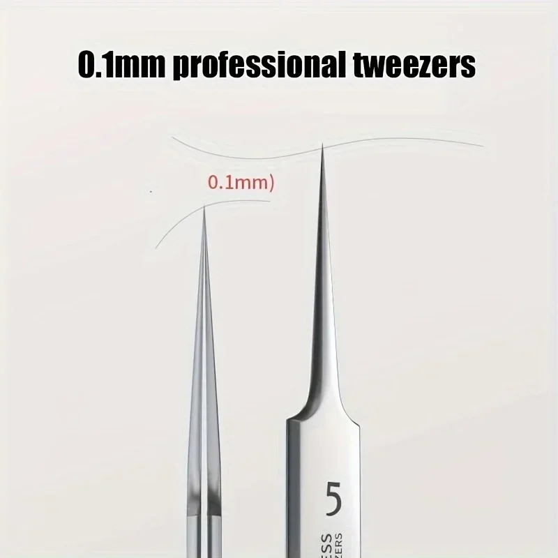 Ultra fine acne and blackhead tweezers clip-facial beauty acne needle skincare tool clip precision tweezers tweezer tool pimples blackhead tweezers blackhead clip tweezers cosmetic tool
