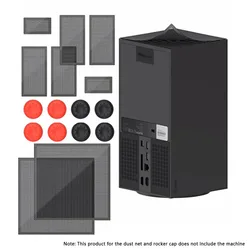 Dustproof Xbox Series X Cooling Fan Cover with Thumbstick Caps (2 Set)