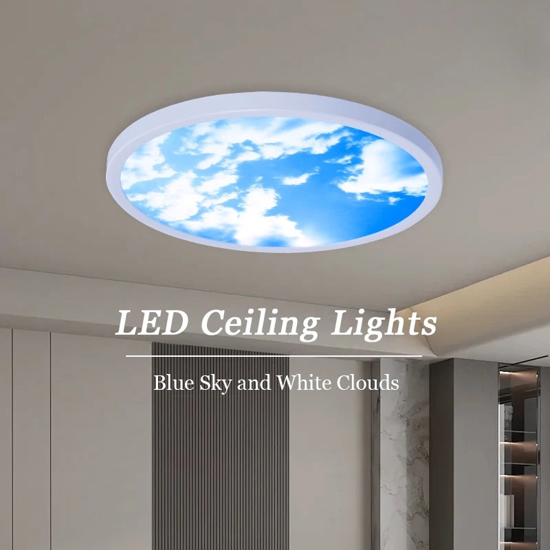 LED Ceiling Lamp 28W 85-265V Ceiling Light Adjustable Color Temperature Eye Portecion Ceiling Lighting Lamp for Room Bedroom