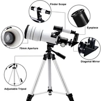 F30070 Professional Astronomical Telescope High Magnification Bak4 Prism HD For Moon Watching Stargazing Bird Watching 2