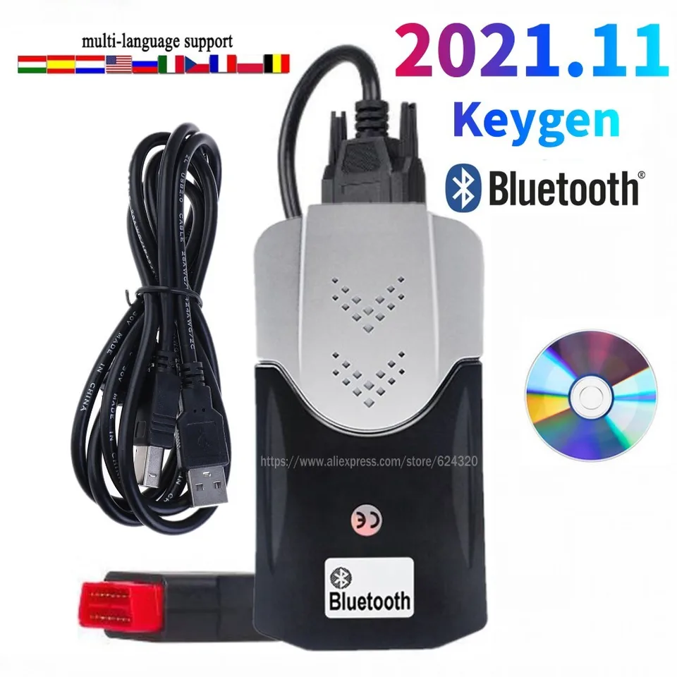 2023 New VCI 2021 Keygen Obd2 Diagnostic Tool USB Bluetooth