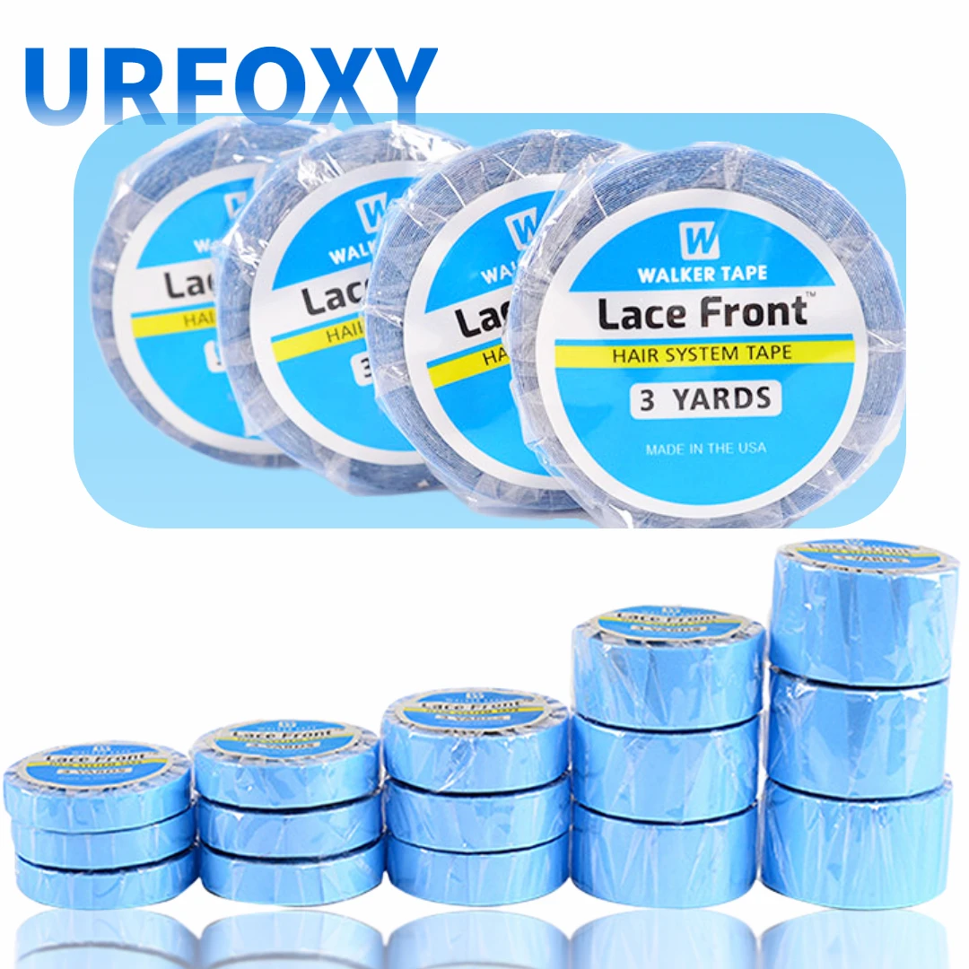 3 Yards Lace Front Wig Tape Waterproof Lace Front Support Tapes Strong Hold Double Sided Hair Extension Tape For Hairpiece wholesale 10 rolls 3 yards blue lace front support tape for toupee wigs hair extension
