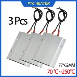 3 - Piece Thermostatic PTC Ceramic Heating Plate for Incubation and Desoldering (220V - 100 degrees)