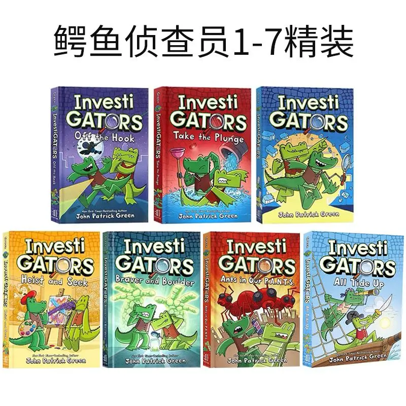 

InvestiGators 1-7(Hardcover)English Comic Story Book, Manga Book Manga Books in English
