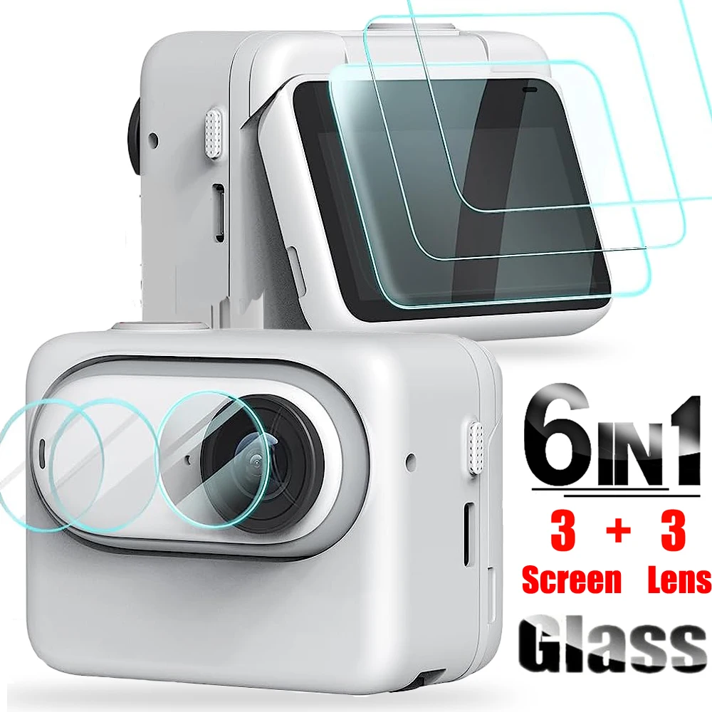 

9H Tempered Glass Protective Film for Insta360 GO 3 Screen Protectors Lens Anti-scratch Protection for Insta 360 GO3 Camera Film