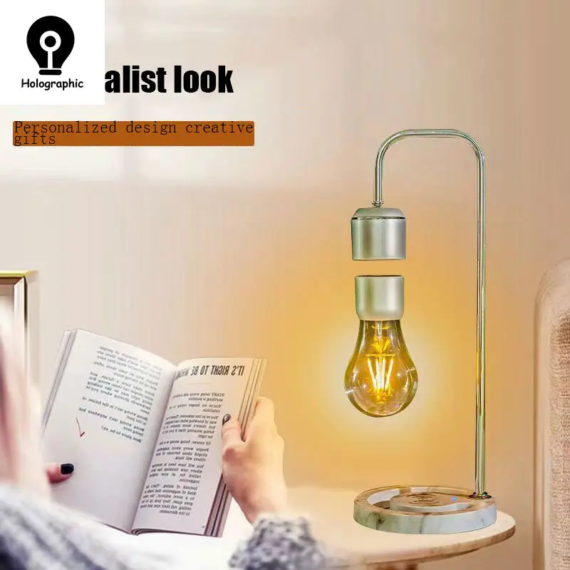 Ampoule LED flottante à lévitation magnétique, veilleuse créative, lampe de  bureau pour la décoration de la maison, lampe de Table créative - AliExpress