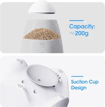 Home Full HD Pet Surveillance Camera - 2.4G WiFi App Control,Two-Way Audio, Night Vision, Remote Pet Food Feeder, Smart Dog Food 6