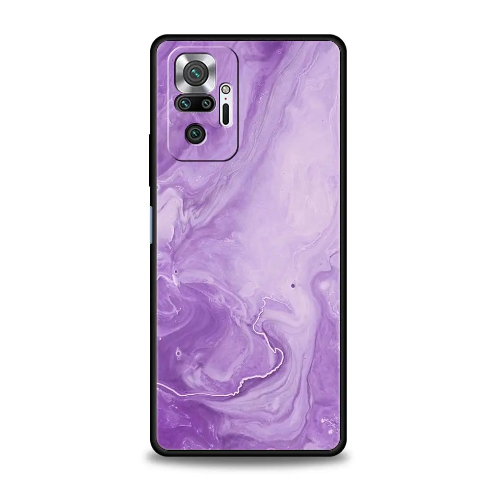 Infinity On Purple - Stylish Black Phone Case Cover