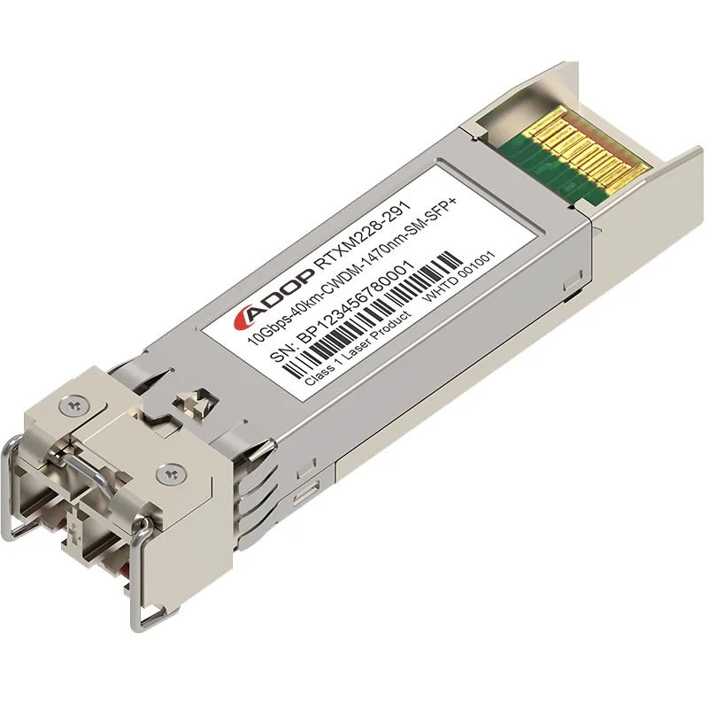 

ADOP for Cisco CWDM-SFP10G-1470 Compatible 10G CWDM SFP+ 1470nm 40km DOM Duplex LC SMF Transceiver Module For Transmission