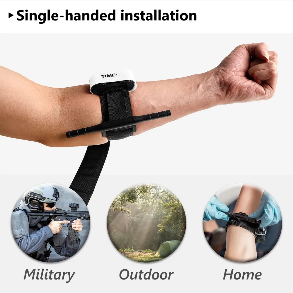 （1pc/2pcs/4pcs/8pcs）Tourniquet, the fastest, safest, and most effective antiemetic control for one-handed operation.