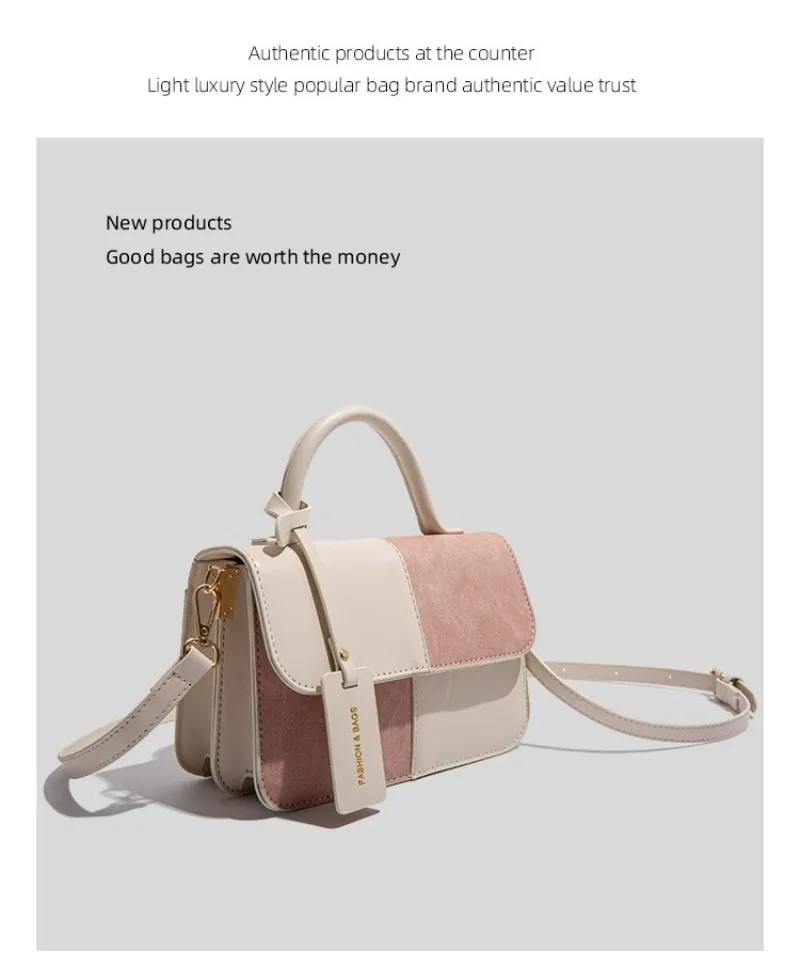 French retro women shoulder bag