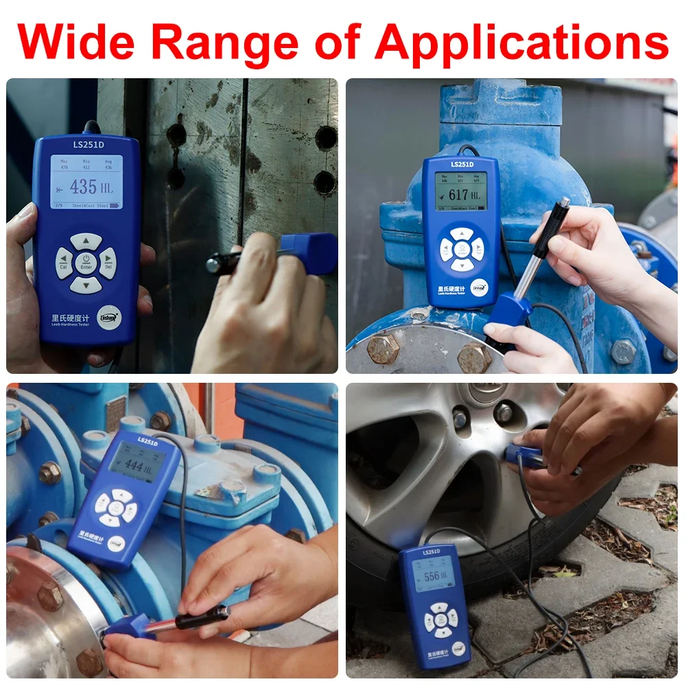 On Sale LS251D Hardness Test Machine Precise Leeb Hardness Tester Portable Hardness Tester For Steel 4