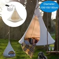 Hammock Outdoor Camping Travel Hammock Waterproof Hanging Hammock Sofa Hanging Swing Garden Hanging Tent Terrace Decoration 1