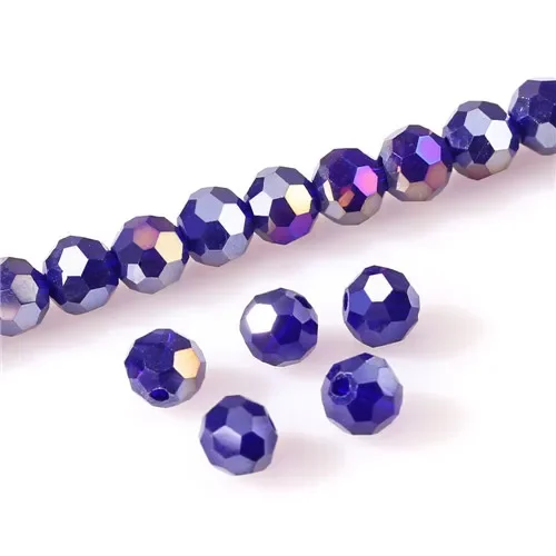 Czech Black Glass Round Beads for Jewelry Making - 3/4/6/8mm Spacer Beads Wholesale