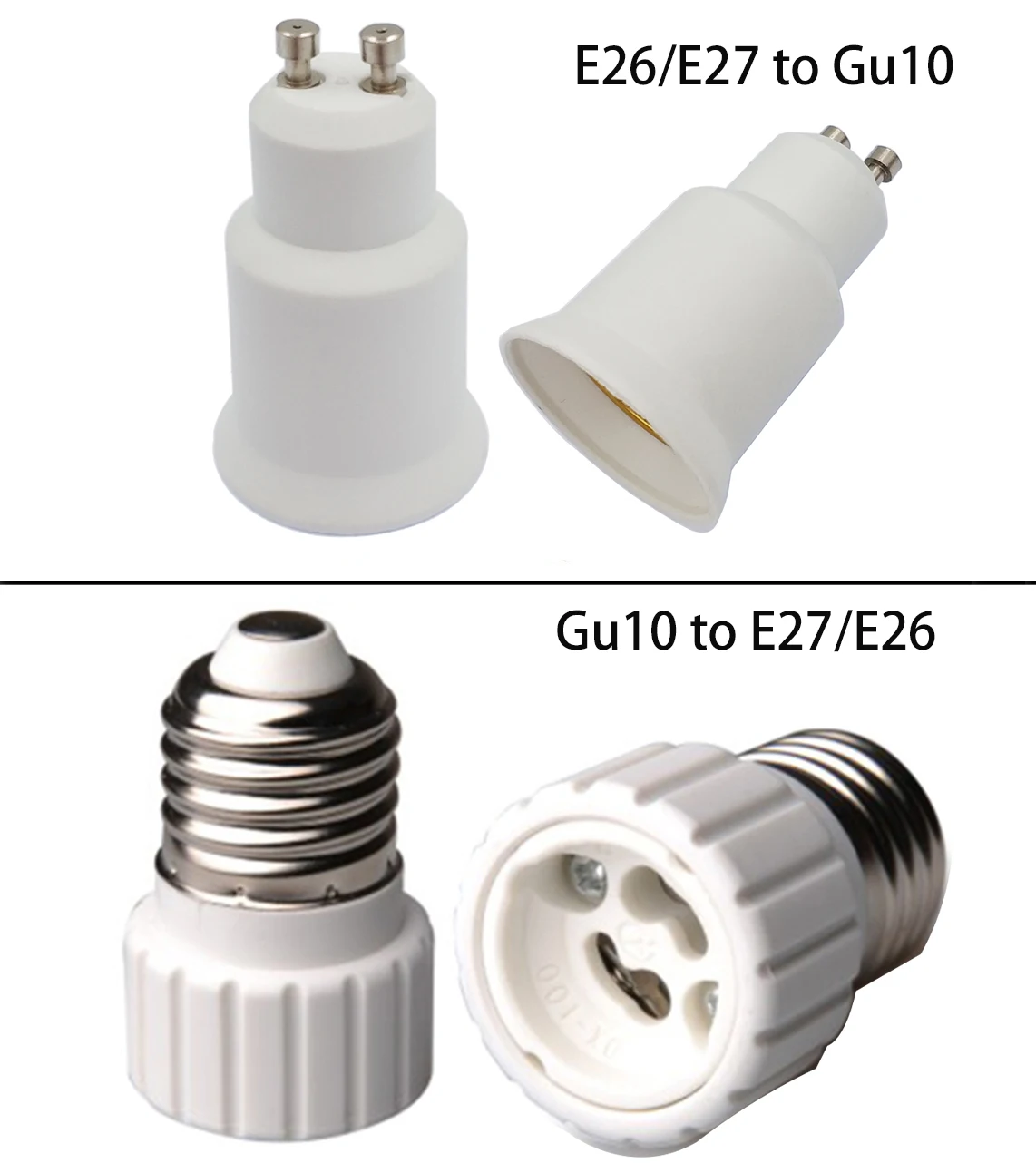 Light Socket Gu10 E27 Adapters Gu10 Lamp Base Socket Adapter Gu10