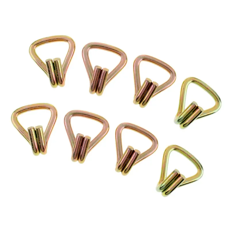 Heavy Duty Ratchet Tie Down Webbing Strap Double J Hooks Trailer Tow Lashing Accessories for 1" 1.5&lsquo;&rsquo; 28mm Straps Webbing 1T 3T