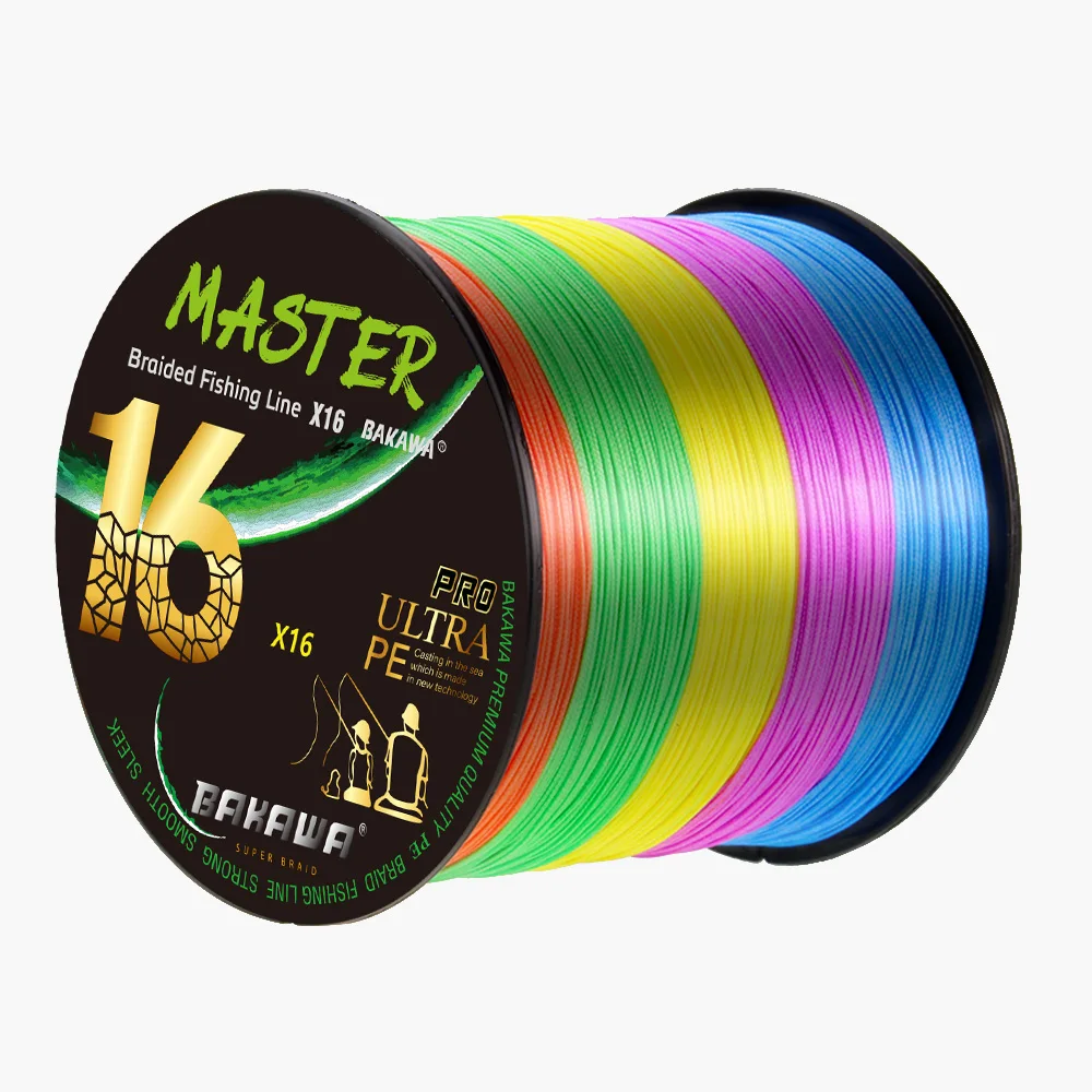 BAKAWA X16 strands Fishing Line 500M Japanese Braided for fishing