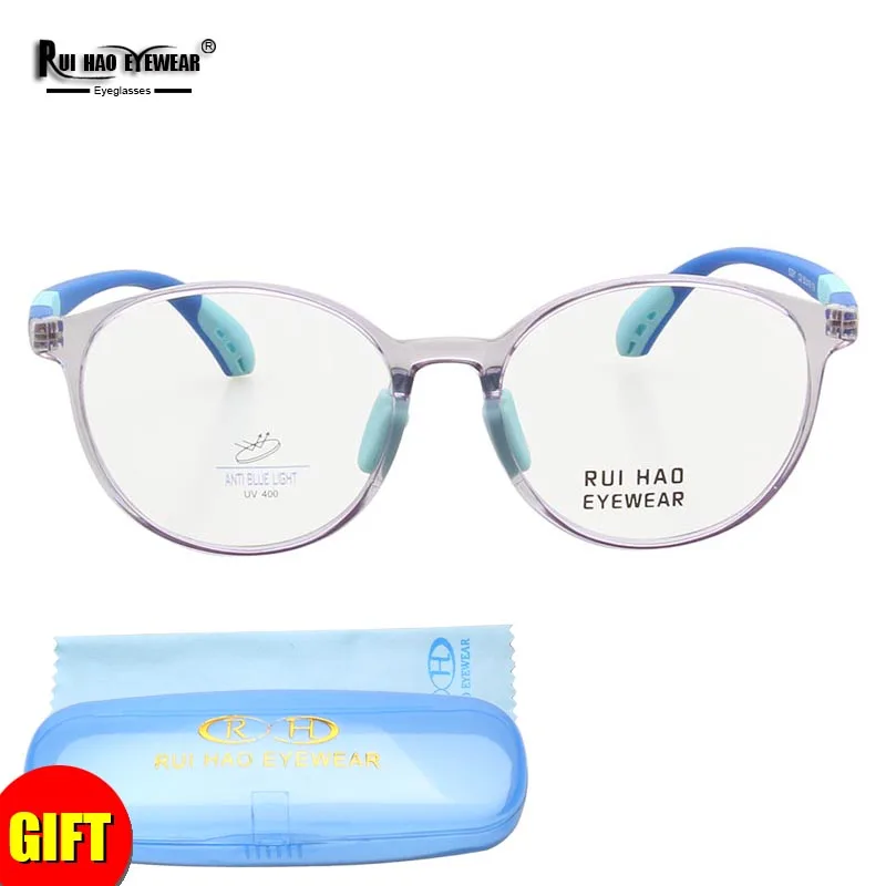 Children Glasses Frames Boy Girls Kids Eyeglasses Circular Design Customize Amblyopia Myopia Astigmatism Spectacles Optical Lens