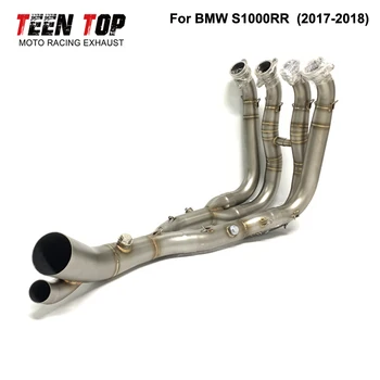 S1000RR Exhaust Motorcycle Exhaust Header For BMW S1000RR S1000 RR Muffler 2017 2018 Motobike Tube Connect To Original Elbow