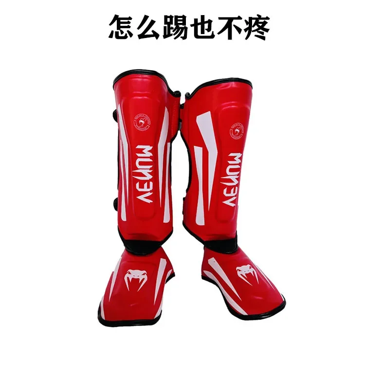 Thai Boxing Sanda Leg Guards  Path Protection Free Fighting Taek wondo Knee Guard Body Guard Foot Back Adult Children Boxing
